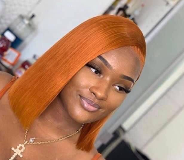 Silky Straight Frontal Bob Wigs