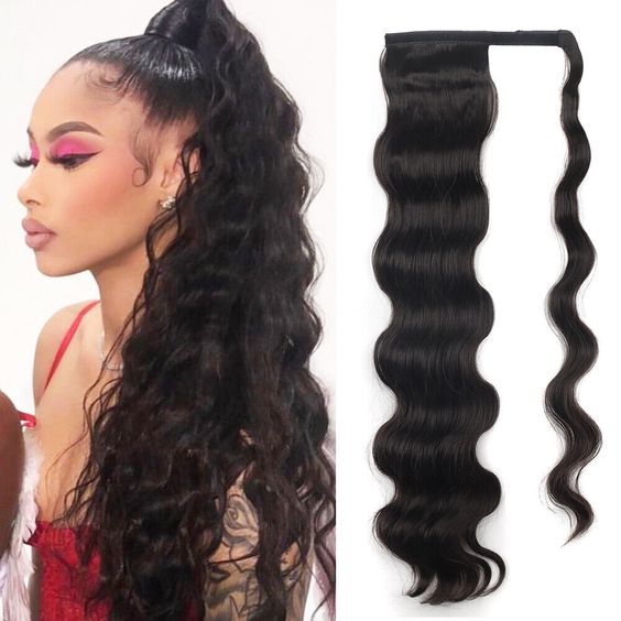 Clip-On Virgin Hair Ponytail