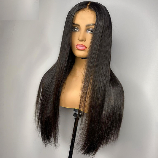 Silky Straight Closure Wigs